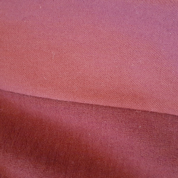 Vtg Chinatown by John Rocha Wine Red Wool Blazer Jacket pea COAT 12 UK 8 US - Picture 10 of 13